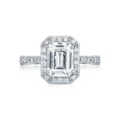 Tacori Platinum RoyalT Engagement Ring Setting (1 CTW)