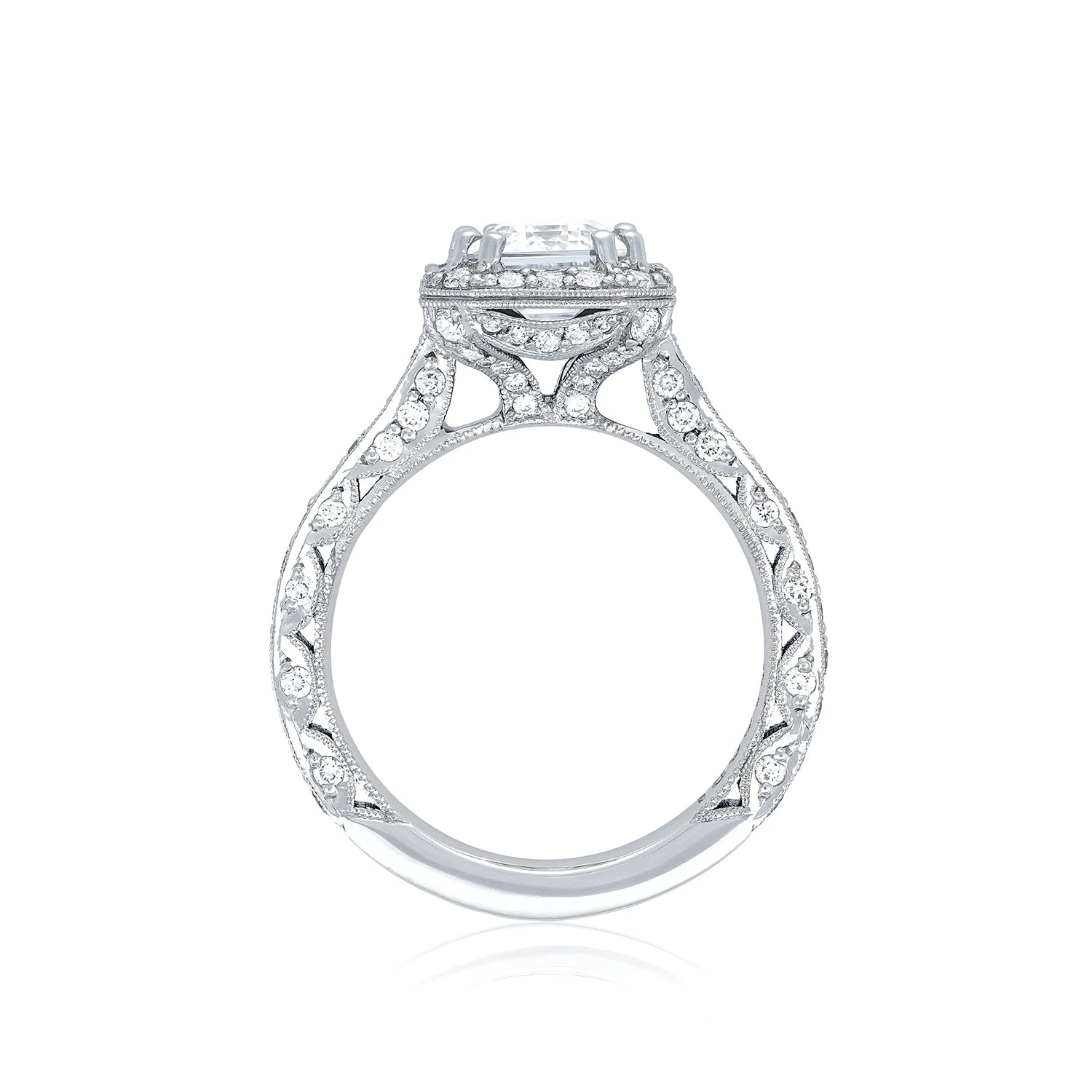 Tacori Platinum RoyalT Engagement Ring Setting (1 CTW) 4 Tacori Platinum RoyalT Engagement Ring Setting (1 CTW) - Image 2