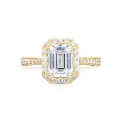 Tacori 18k Yellow Gold RoyalT Engagement Ring Setting (1 CTW)