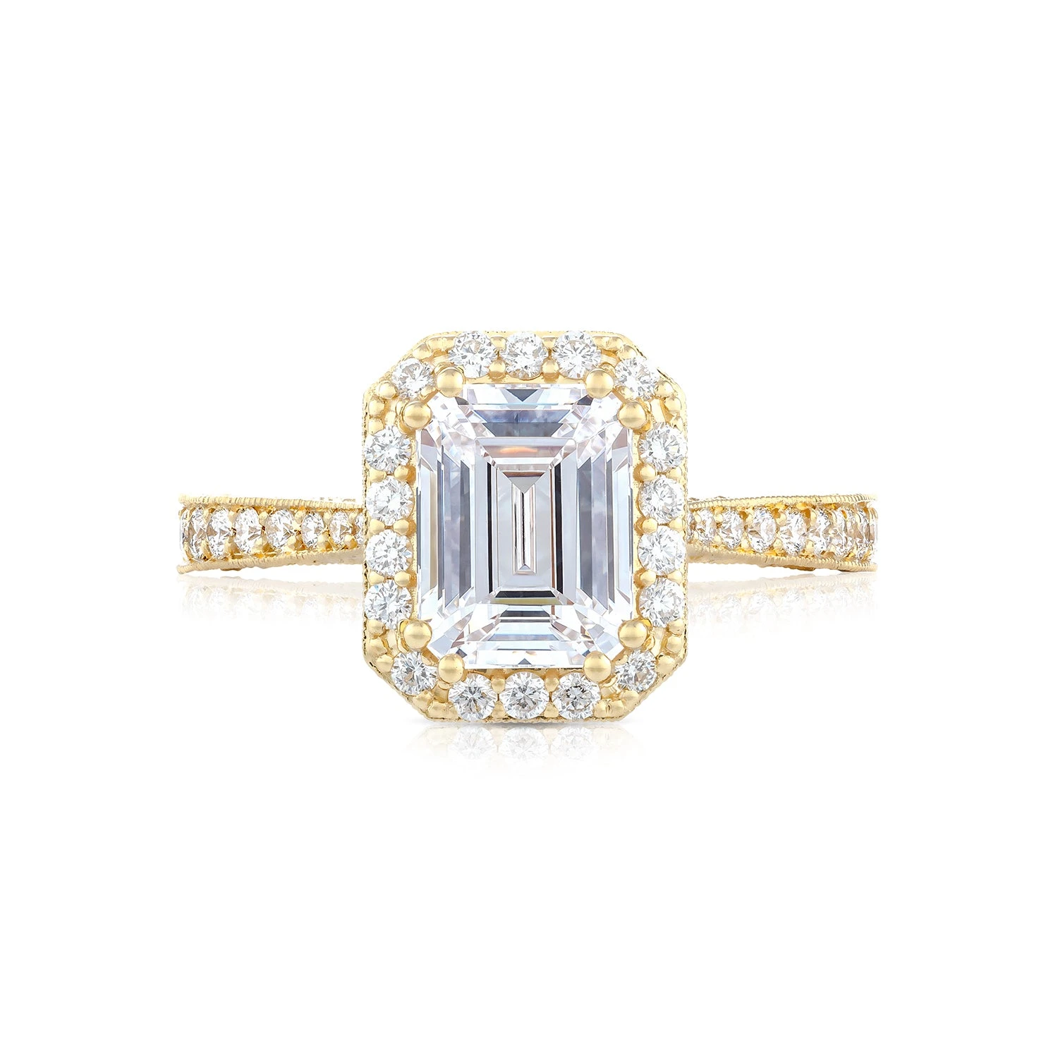 Tacori 18k Yellow Gold RoyalT Engagement Ring Setting (1 CTW) 3 Tacori 18k Yellow Gold RoyalT Engagement Ring Setting (1 CTW)