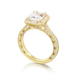 Tacori 18k Yellow Gold RoyalT Engagement Ring Setting (1 CTW) 9 Tacori 18k Yellow Gold RoyalT Engagement Ring Setting (1 CTW) -DIAMOND JEWELRY SHOP ht2650ec85x65y 50