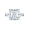 Tacori Platinum RoyalT Princess Diamond Engagement Ring Setting (0.98 CTW) 2 Tacori Platinum RoyalT Princess Diamond Engagement Ring Setting (0.98 CTW) -DIAMOND JEWELRY SHOP ht2650pr7 10