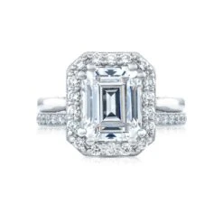 Tacori Platinum RoyalT Engagement Ring Setting (0.78 CTW) -DIAMOND JEWELRY SHOP ht2651ec10x8 30