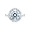 Tacori Platinum RoyalT Round Diamond Engagement Ring Setting (0.68 CTW) -DIAMOND JEWELRY SHOP ht2651rd95 10