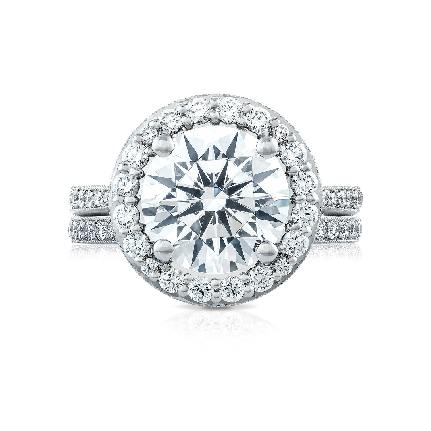 Tacori Platinum RoyalT Round Diamond Engagement Ring Setting (0.97 CTW) 5 Tacori Platinum RoyalT Round Diamond Engagement Ring Setting (0.97 CTW) - Image 3