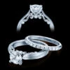 Verragio Insignia Round Diamond Engagement Ring Setting (0.10 CTW) -DIAMOND JEWELRY SHOP insignia 7022