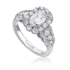 Christopher Designs L’Amour Engagement Ring Setting (1.01 CTW)