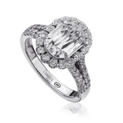 Christopher Designs L’Amour Engagement Ring Setting (0.82 CTW)