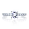 A.JAFFE Classics Round Diamond Ring Setting (0.17 Ctw) 2 A.JAFFE Classics Round Diamond Ring Setting (0.17 Ctw) -DIAMOND JEWELRY SHOP mes1401
