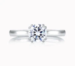 A.JAFFE Classics Round Diamond Solitaire Ring Setting