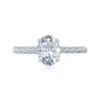 A.JAFFE Seasons Of Love Oval Diamond Engagement Ring Setting (0.32 Ctw) 2 A.JAFFE Seasons Of Love Oval Diamond Engagement Ring Setting (0.32 Ctw) -DIAMOND JEWELRY SHOP mes867