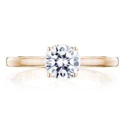 Tacori 14k Rose Gold Coastal Crescent Collection Engagement Ring Setting