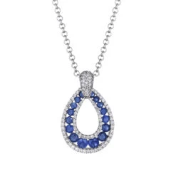 Fana Steal The Spotlight Sapphire And Diamond Pendant