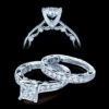 Verragio Paradiso Princess Diamond Engagement Ring Setting (0.35 CTW) 1 Verragio Paradiso Princess Diamond Engagement Ring Setting (0.35 CTW) -DIAMOND JEWELRY SHOP paradiso 3062p