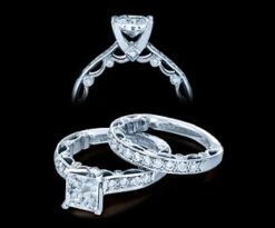 Verragio Paradiso Princess Diamond Engagement Ring Setting (0.35 CTW)