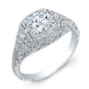 Jolie Designs Round Diamond Vintage Engagement Ring (0.07 CTW) 2 Jolie Designs Round Diamond Vintage Engagement Ring (0.07 CTW) -DIAMOND JEWELRY SHOP r501d65
