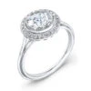 Jolie Designs Round Diamond Vintage Engagement Ring (0.10 CTW) 2 Jolie Designs Round Diamond Vintage Engagement Ring (0.10 CTW) -DIAMOND JEWELRY SHOP r9391d