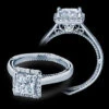 Verragio Venetian Princess Diamond Engagement Ring Setting (0.25 CTW) -DIAMOND JEWELRY SHOP venetian 5042p
