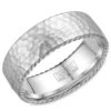 CrownRing Comfort Fit Wedding Band WB-004R8W -DIAMOND JEWELRY SHOP wb 004r8w