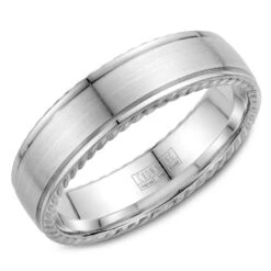 CrownRing Comfort Fit Wedding Band WB-005R6W