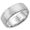 CrownRing Comfort Fit Wedding Band WB-006R8W -DIAMOND JEWELRY SHOP wb 006r8w