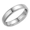 CrownRing Comfort Fit Wedding Band WB-007R5W -DIAMOND JEWELRY SHOP wb 007r5w