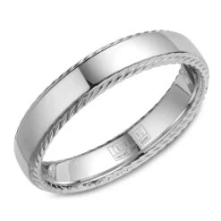 CrownRing Comfort Fit Wedding Band WB-007R5W