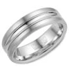 CrownRing Comfort Fit Wedding Band WB-023C7W -DIAMOND JEWELRY SHOP wb 023c7w