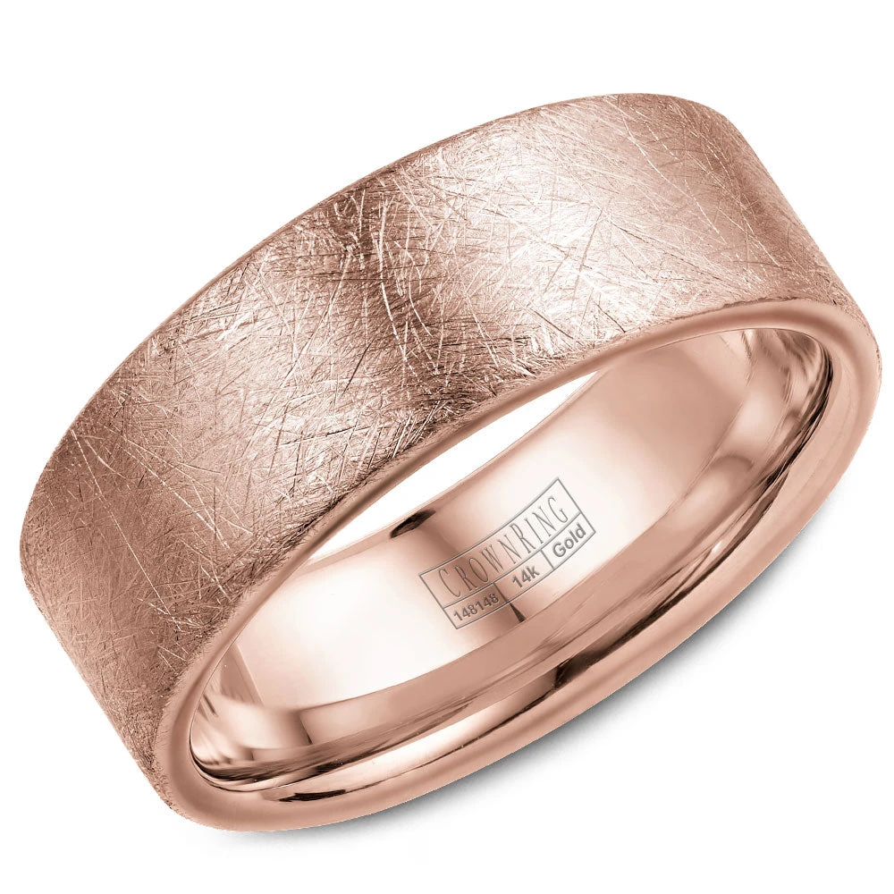 CrownRing Comfort Fit Wedding Band WB-025C8R 3 CrownRing Comfort Fit Wedding Band WB-025C8R