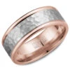 CrownRing Comfort Fit Wedding Band WB-028C8WR -DIAMOND JEWELRY SHOP wb 028c8wr