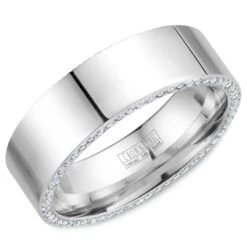 CrownRing Comfort Fit Diamond Wedding Band (0.75 CTW)