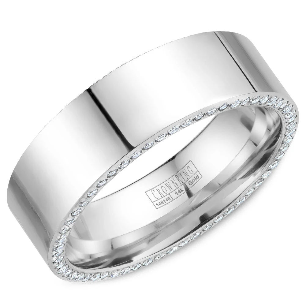 CrownRing Comfort Fit Diamond Wedding Band (0.75 CTW) 3 CrownRing Comfort Fit Diamond Wedding Band (0.75 CTW)
