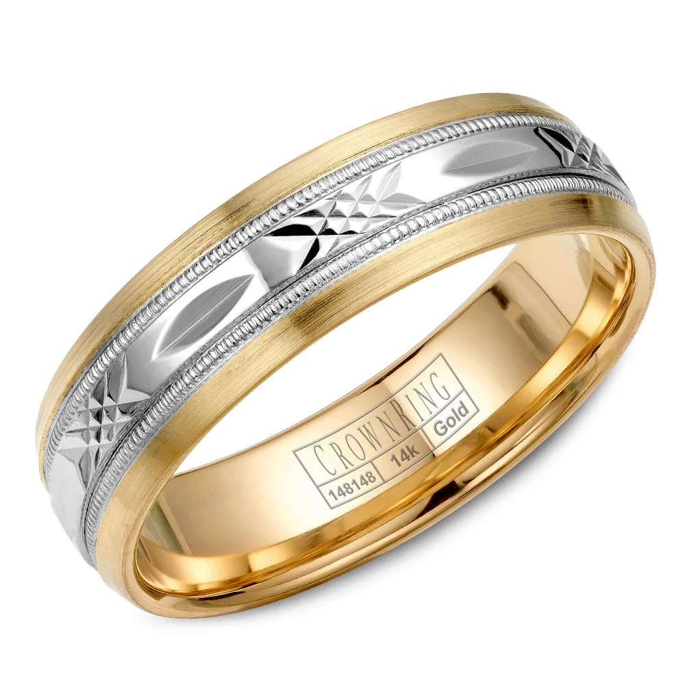 CrownRing Comfort Fit Wedding Band WB-7000 3 CrownRing Comfort Fit Wedding Band WB-7000