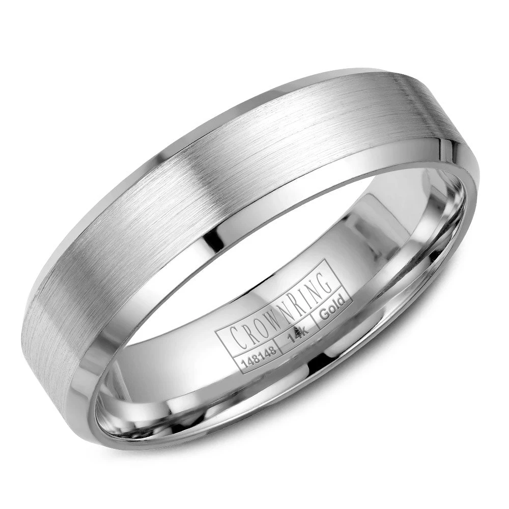 CrownRing Comfort Fit Wedding Band WB-7007 3 CrownRing Comfort Fit Wedding Band WB-7007