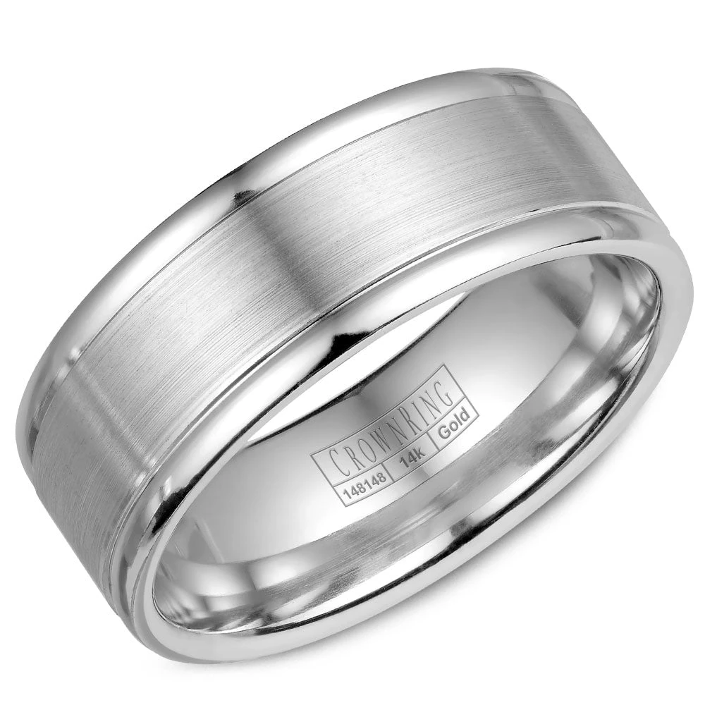 CrownRing Comfort Fit Wedding Band WB-7134SP 3 CrownRing Comfort Fit Wedding Band WB-7134SP