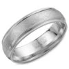 CrownRing Comfort Fit Wedding Band WB-7915W -DIAMOND JEWELRY SHOP wb 7915w