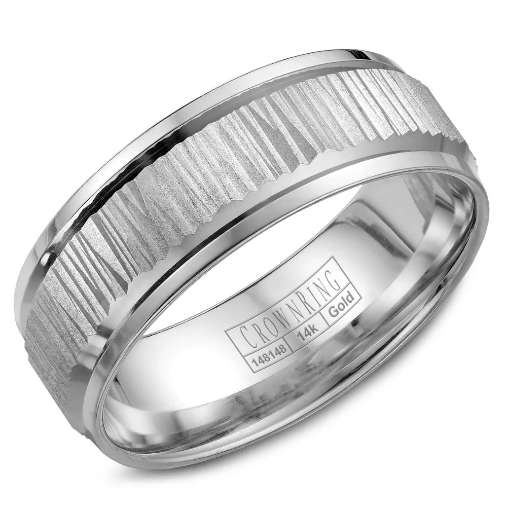 CrownRing Comfort Fit Wedding Band WB-7923 3 CrownRing Comfort Fit Wedding Band WB-7923