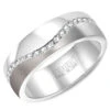 CrownRing Comfort Fit Diamond Wedding Band (0.40 CTW) -DIAMOND JEWELRY SHOP wb 8033