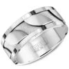 CrownRing Comfort Fit Wedding Band WB-8042 2 CrownRing Comfort Fit Wedding Band WB-8042 -DIAMOND JEWELRY SHOP wb 8042