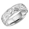 CrownRing Comfort Fit Wedding Band WB-8073 -DIAMOND JEWELRY SHOP wb 8073