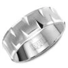 CrownRing Comfort Fit Wedding Band WB-8077 -DIAMOND JEWELRY SHOP wb 8077