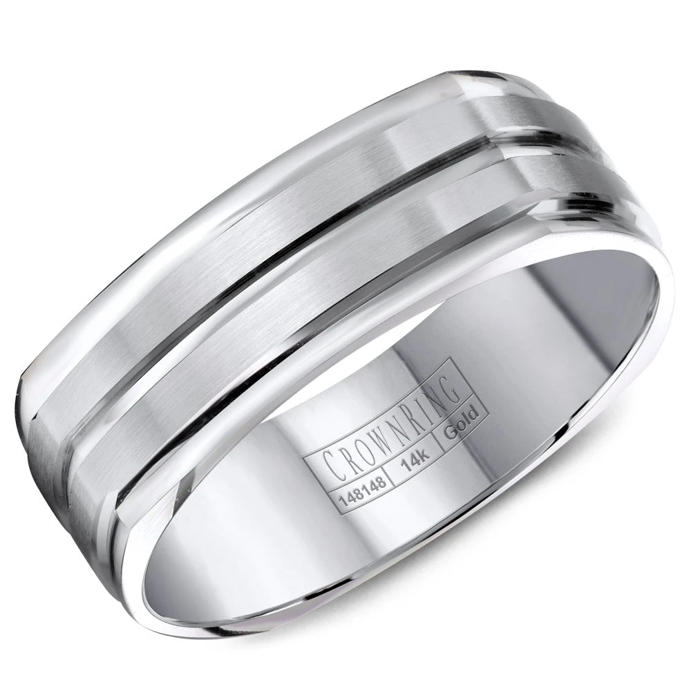 CrownRing Comfort Fit Wedding Band WB-8092 3 CrownRing Comfort Fit Wedding Band WB-8092