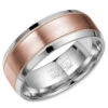 CrownRing Comfort Fit Wedding Band WB-8108RW -DIAMOND JEWELRY SHOP wb 8108rw