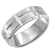 CrownRing Comfort Fit Wedding Band WB-8802 -DIAMOND JEWELRY SHOP wb 8802