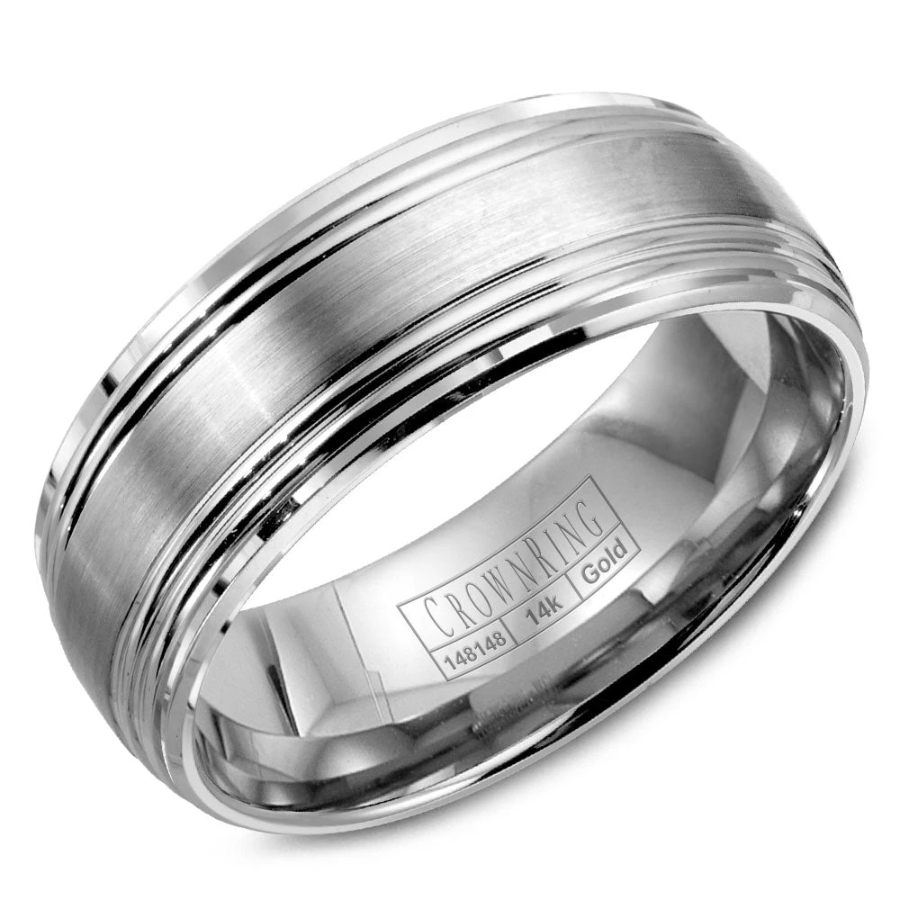 CrownRing Comfort Fit Wedding Band WB-9052 3 CrownRing Comfort Fit Wedding Band WB-9052