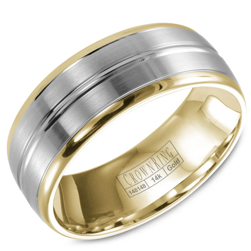 CrownRing Comfort Fit Wedding Band WB-9093 3 CrownRing Comfort Fit Wedding Band WB-9093