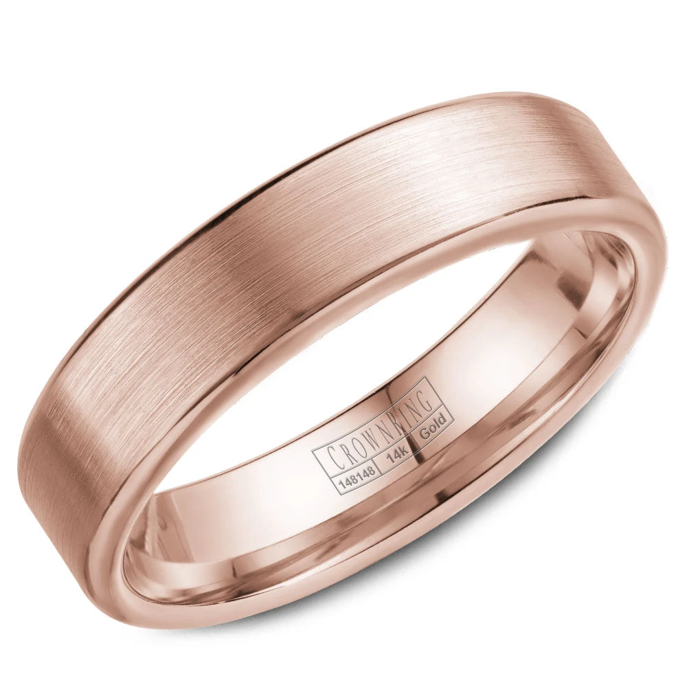 CrownRing Comfort Fit Wedding Band WB-9096R 3 CrownRing Comfort Fit Wedding Band WB-9096R