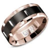 CARLEX Sport Mens Wedding Band WB-9123BR 1 CARLEX Sport Mens Wedding Band WB-9123BR -DIAMOND JEWELRY SHOP wb 9123br