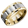 CARLEX Sport Mens Wedding Band WB-9123CY 2 CARLEX Sport Mens Wedding Band WB-9123CY -DIAMOND JEWELRY SHOP wb 9123cy
