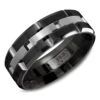 CARLEX Sport Mens Wedding Band WB-9146WB 2 CARLEX Sport Mens Wedding Band WB-9146WB -DIAMOND JEWELRY SHOP wb 9146wb